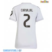 Camisa de time de futebol Real Madrid Daniel Carvajal #2 Replicas 1º Equipamento Feminina 2025-26 Manga Curta